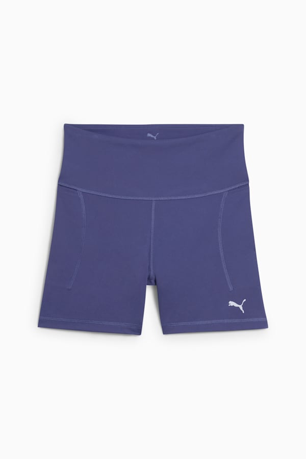 CLOUDSPUN High-Waist 5" Tight Shorts Women, Blue Crystal, extralarge